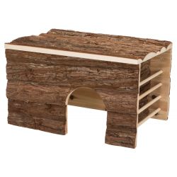 Natural Living maison Ila, avec râtelier:40 × 25 × 29 cm