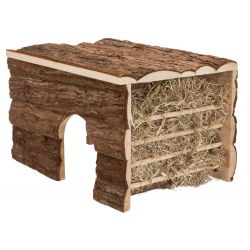 Natural Living maison Ila, avec râtelier:40 × 25 × 29 cm