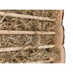 Natural Living maison Ila, avec râtelier:40 × 25 × 29 cm